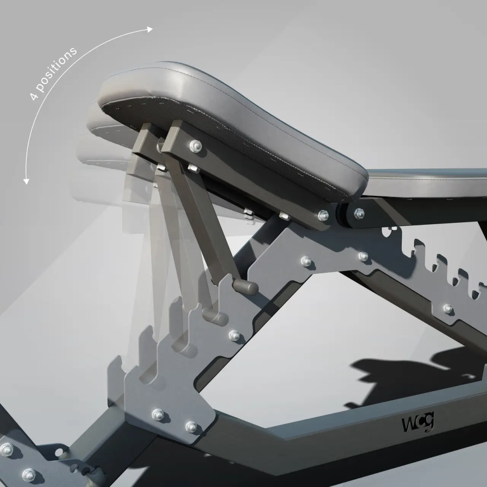 Скамья для жима горизонтальная регулируемая WCG Defender без стоек. Киев - изображение 7