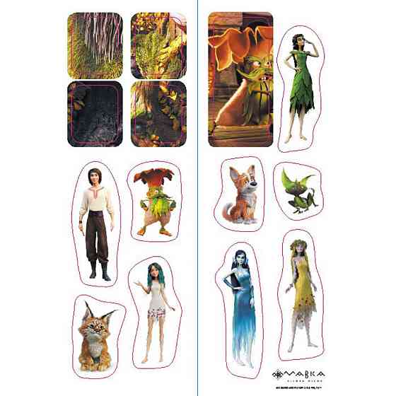 Розвиваючий зошит з наклейками "Мавка Допитливим та кмітливим" 1423014 з плакатом Вінниця