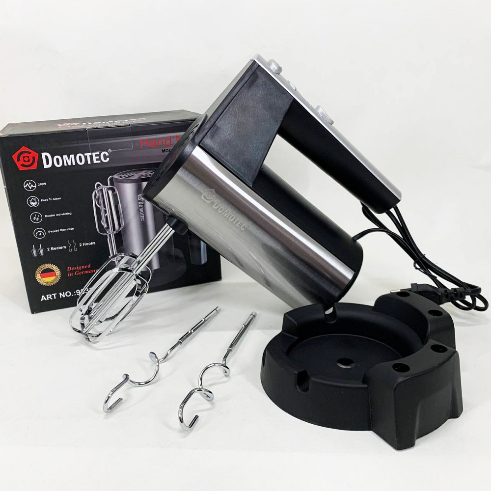 Кухонный миксер для теста ручной DOMOTEC, Миксер бытовой кухонный для крем меда LG-12 Львов - изображение 16