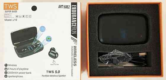 Наушники Беспроводные с боксом : AIR J16 TWS Original. Харьков