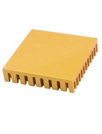 Алюмінієвий радіатор (пасивне охолодження) для LED матриць, VGA, MB 40x40x11мм, клейкий MasterSem Київ