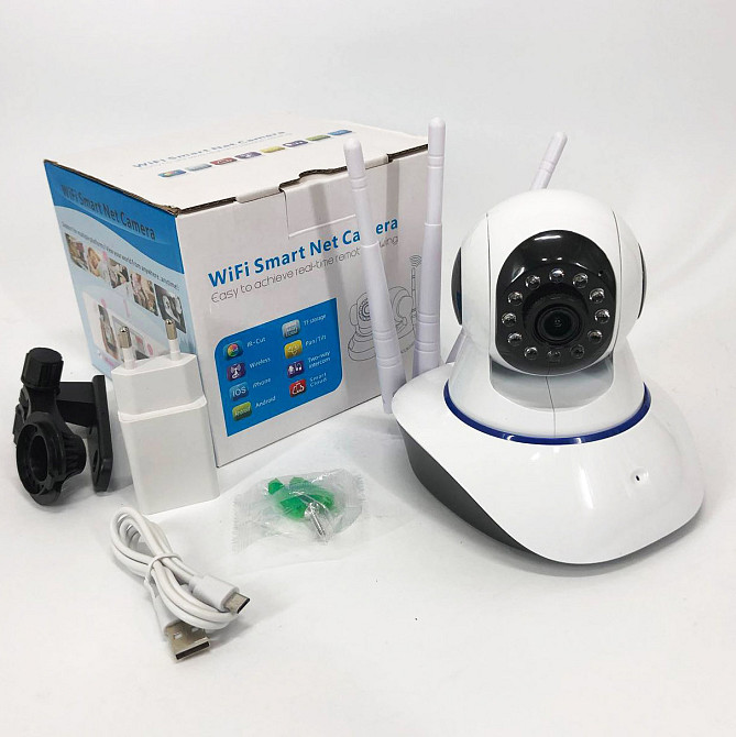 Цифрова ip камера wifi 6030A/100SS, Відеоспостереження поворотні, Камера з функцією виявлення руху FK-22 Львів - фото 7