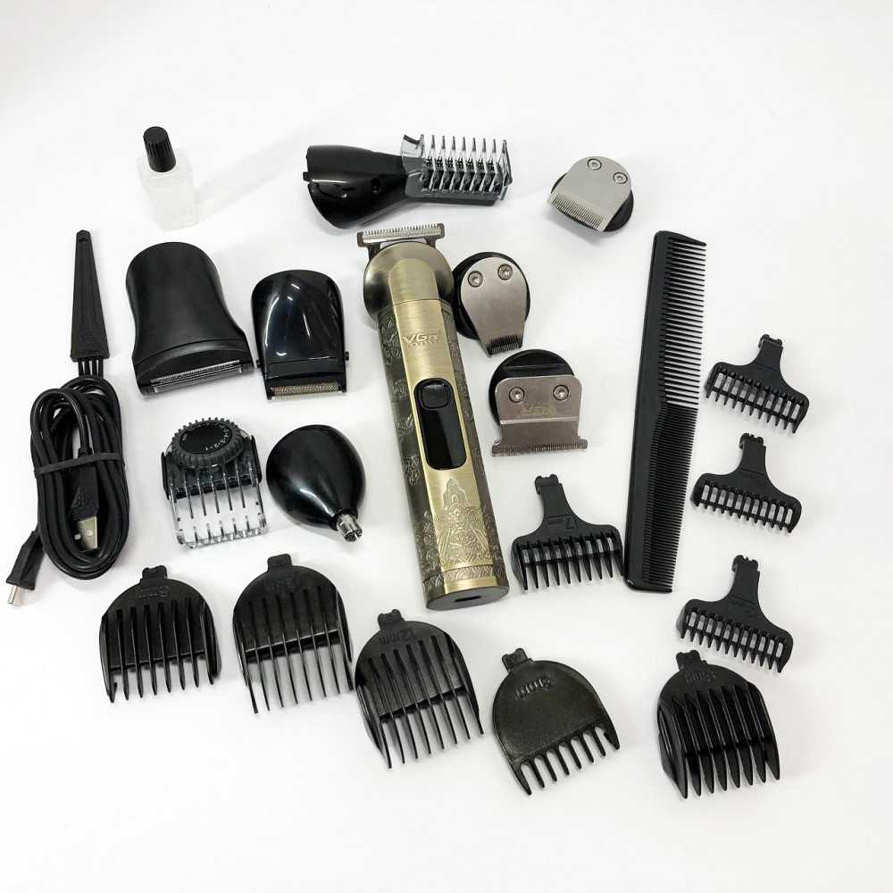 Бездротовий тример для стрижки та гоління, Домашні машинки для стрижки Електромашинка волосся NE-48 Львів - фото 10