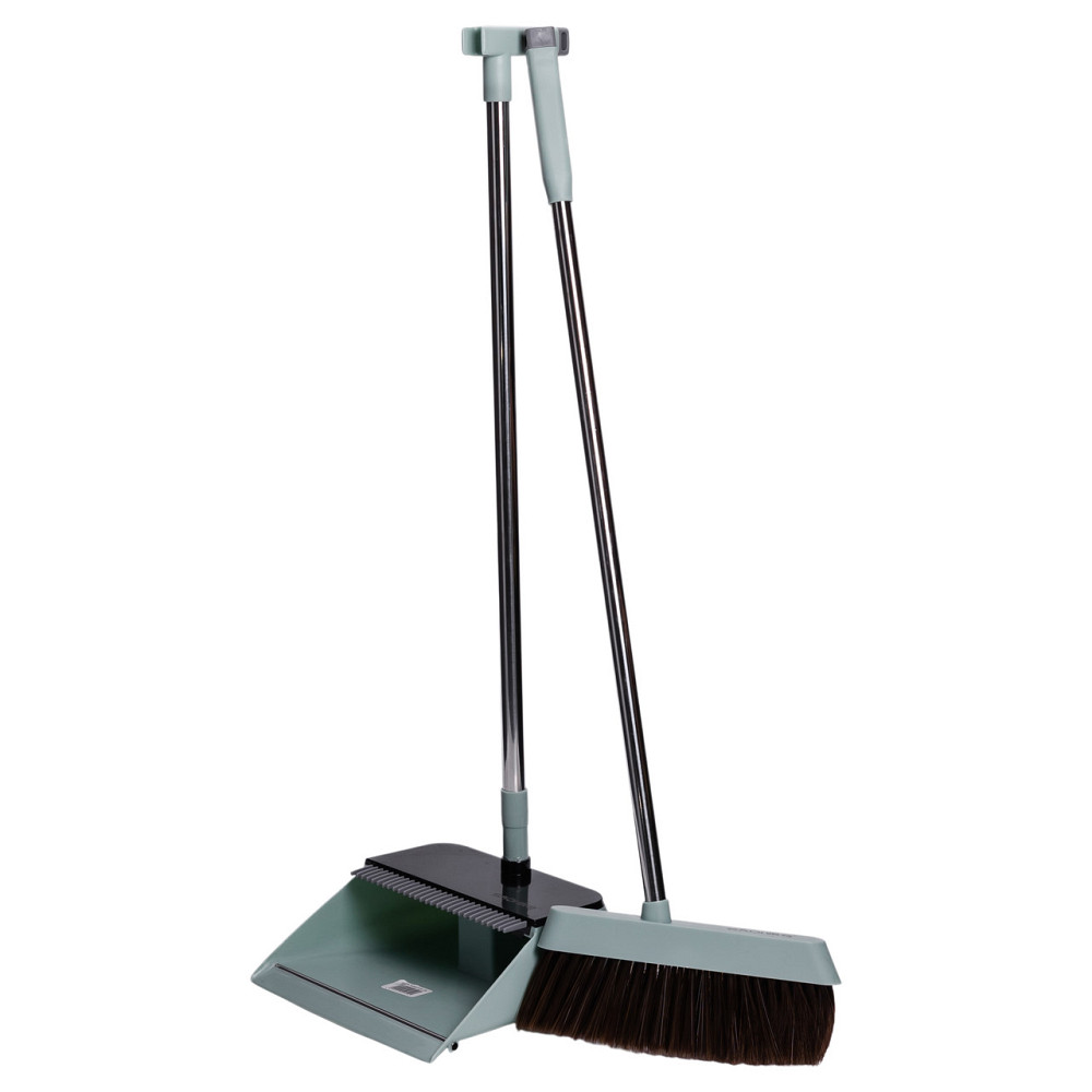 Household Комплект для прибирання віник (щітка) та совок на довгій ручці 26×24×103 (см) набір с Коломия - фото 1