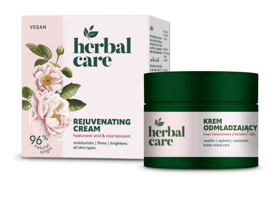 Крем омолоджуючий Гіалуронова кислота та квіти троянди Herbal Care Farmona 50 мл Київ