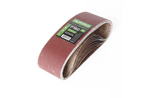 Лента шлифовальная бесконечная APRO P180 75×533мм (10шт) Ровно - изображение 1