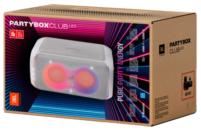 Портативна акустика JBL PartyBox Club 120 White (JBLPBCLUB120SWEP) (7089287) Киев - изображение 11