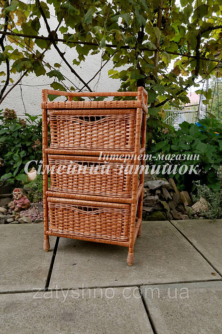 Комод из лозы на 3 шухляды Киев - изображение 3