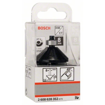 Фреза Bosch Professional фасонная, Std, S8, D11, L15 45° (2.608.628.352) Винница - изображение 6