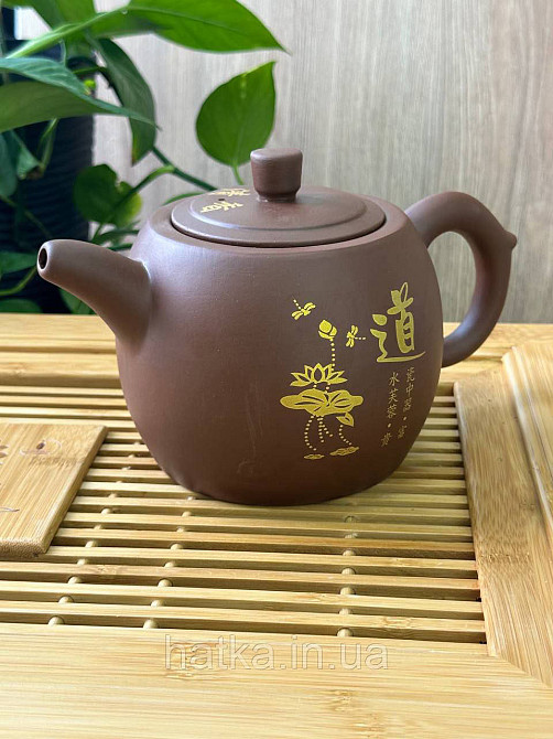 Чайник заварювальний ісинська глина 1000 мл "Мудрість" світлий Т2507 Київ - фото 2