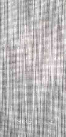 Шпалери вінілові на флізеліні Sintra Adria метрові однотонні тонка смужка структурні сірі із зеленим Київ