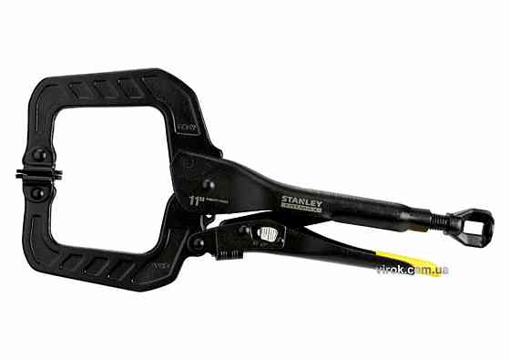 Кліщі затискні STANLEY FATMAX з фіксатором і "С"-подібними губками, l=280 мм Одеса