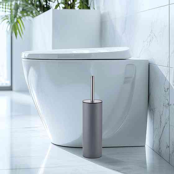 Йоржик для унітазу підлоговий Mixxus Premium Ellipse-TB0201 Graphite колір графіт (MI7068) Київ