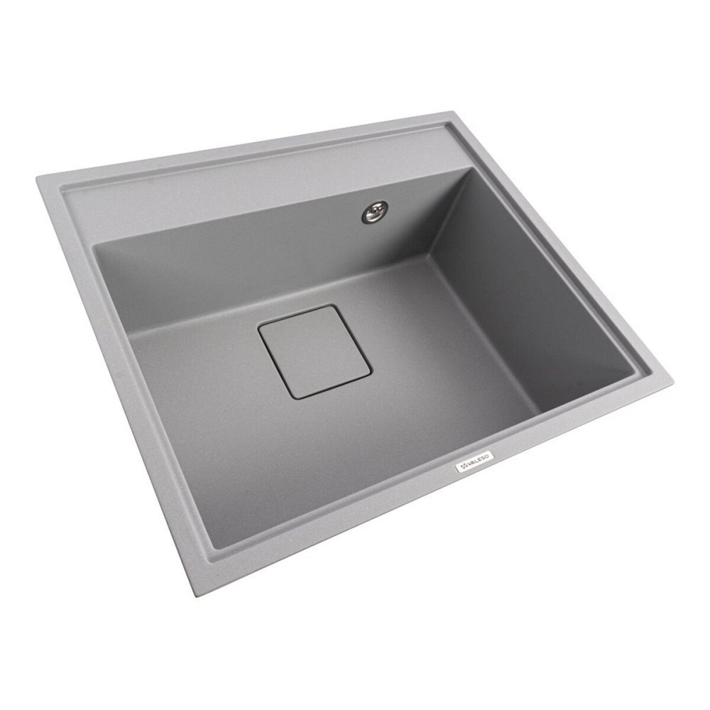 VALESO Кухонна мийка гранітна VALESO 6050 SHERLIT (сірий металік) Киев - изображение 3