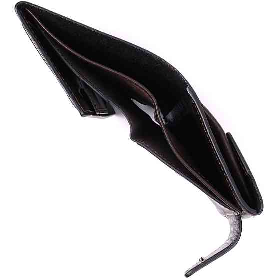 Люксовый кошелек с множеством отделений из качественной натуральной кожи GRANDE PELLE 22574 Коричневый Киев