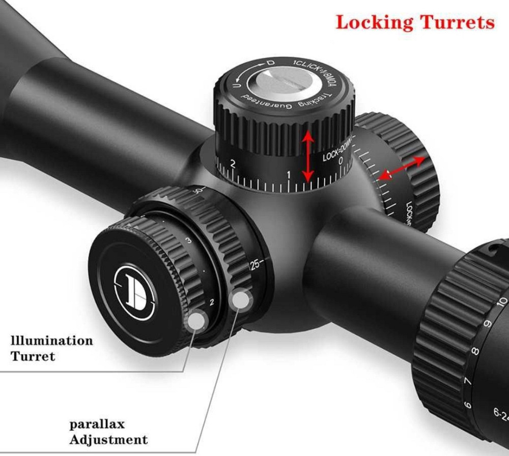 Оптический прицел Discovery LHD 6-24x50 IR FFP Оптичний приціл оптика. Київ - фото 2