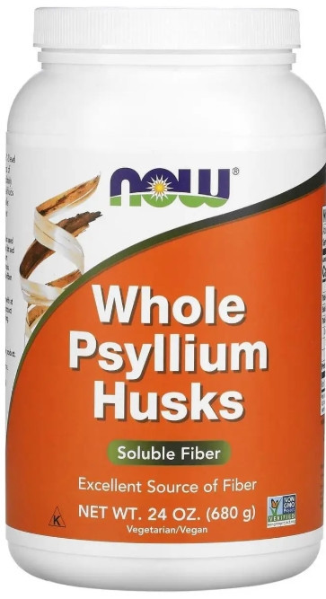 Псиліум (цільне лушпиння подорожника) Now Foods Whole Psyllium Husks 680 г Київ - фото 1