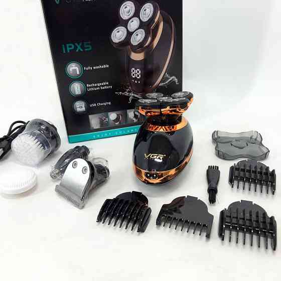 Електрична чоловіча бритва для бороди VGR, Бритва тример для чоловіків Портативна WR-21 Львів
