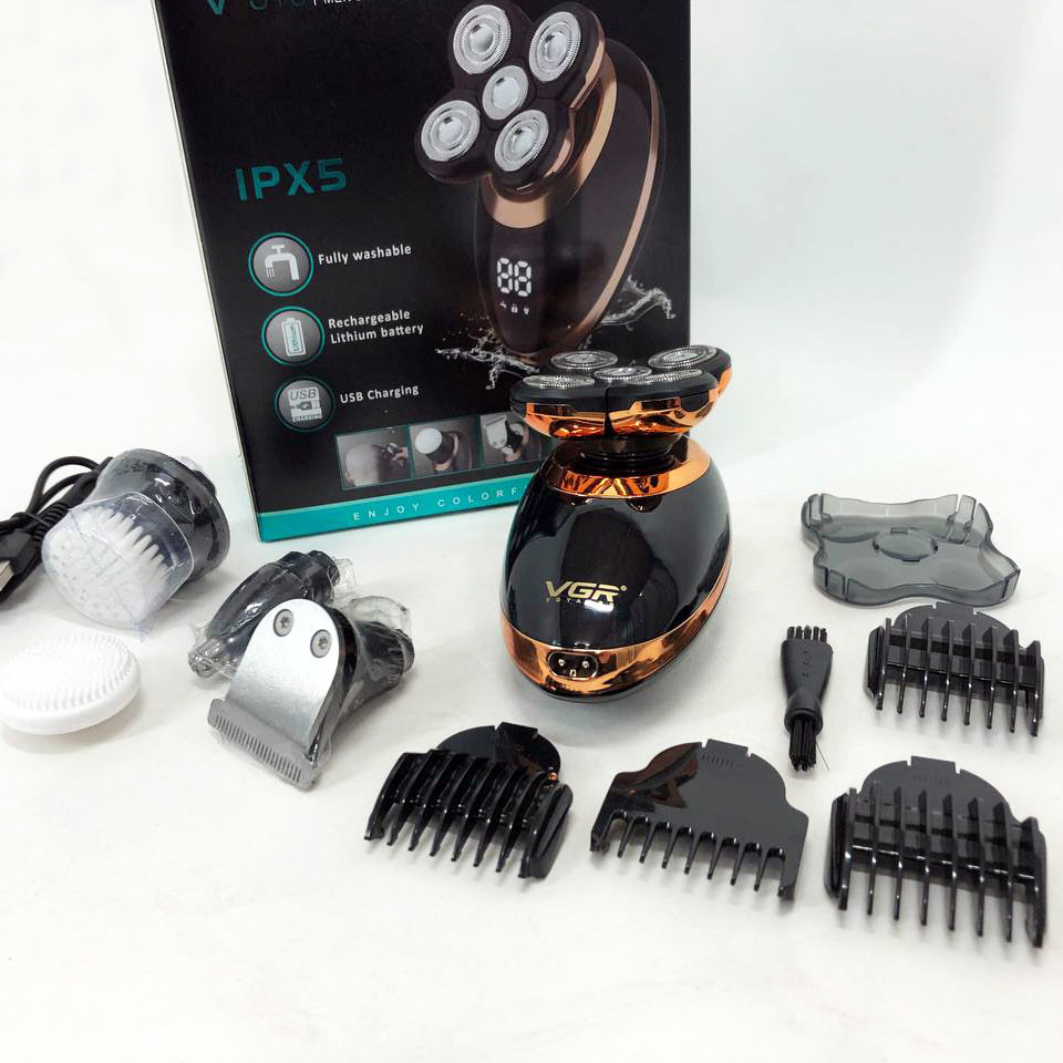Електрична чоловіча бритва для бороди VGR, Бритва тример для чоловіків Портативна WR-21 Львів - фото 3