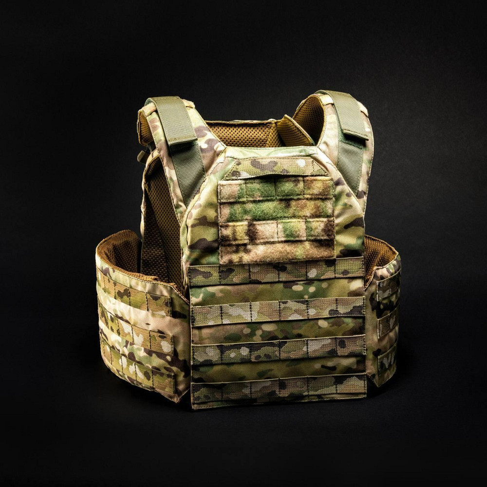 Бронежилет без плит (Кордура 1000Д) с быстрым снятием Мультикам Винница - изображение 2