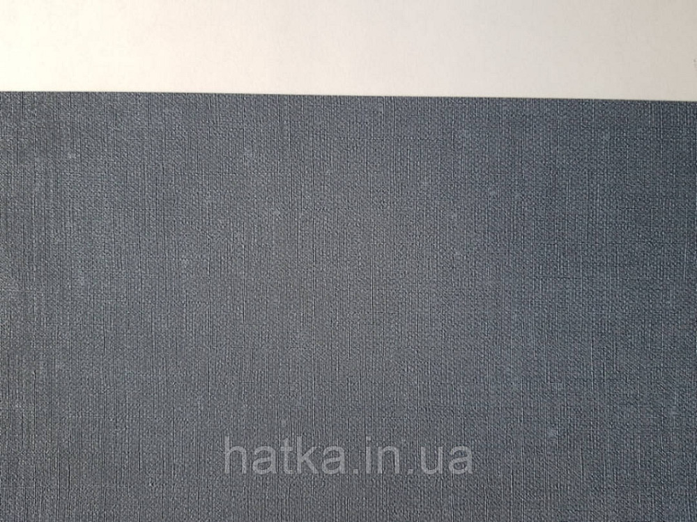 Шпалери вінілові Lutece Bensimon однотонні темно сині структурні під тканину дрібна точка Київ - фото 1