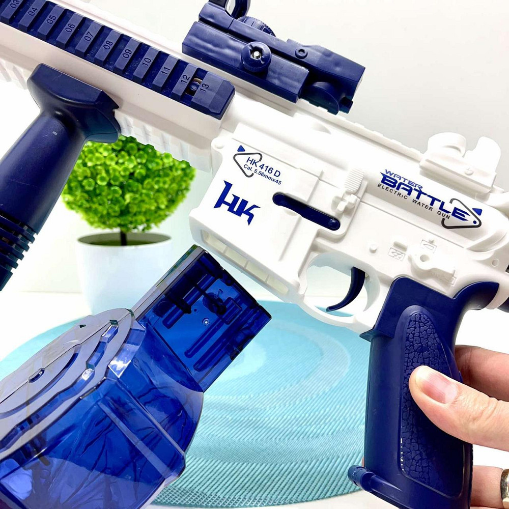 Автомат водяний на акумуляторі з прицілом та глушником Синій (CY018) Чернигов - изображение 8
