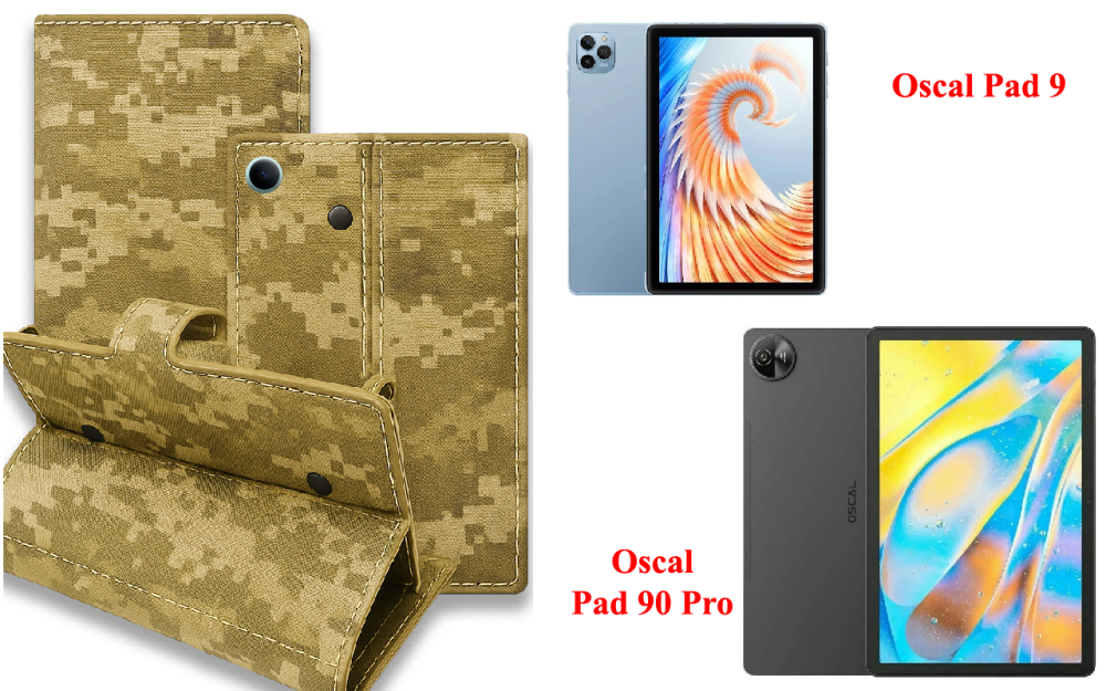 Книга-трансформер для планшета Oscal Pad 200, цвет Black Pixel Киев - изображение 1