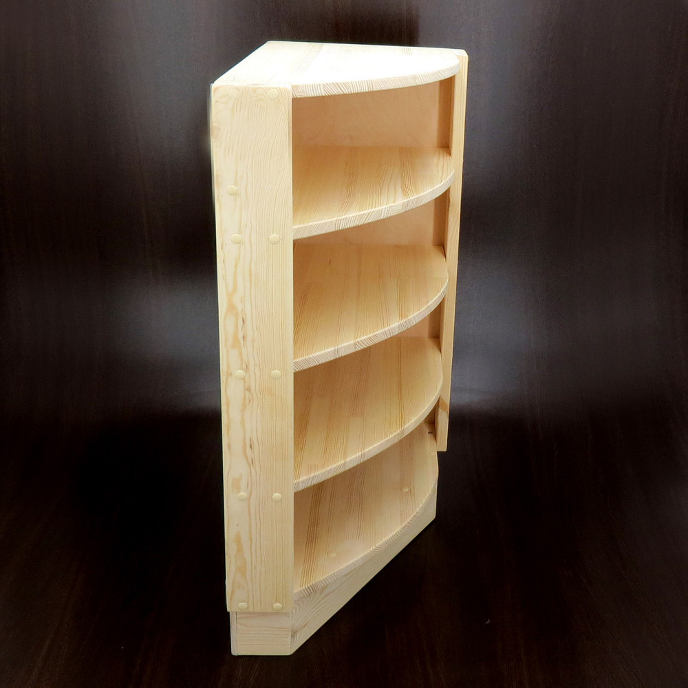 Угловая настенная полка 