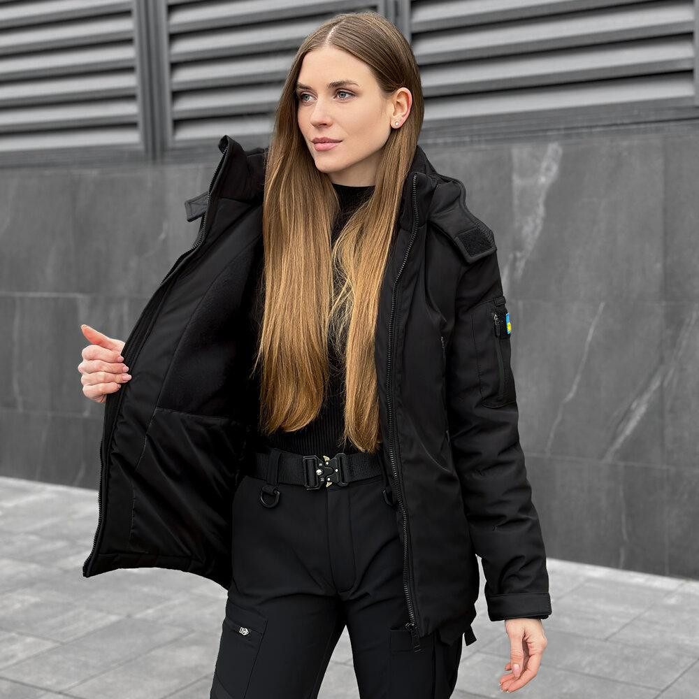 Жіноча зимова Куртка з капюшоном Pobedov Winter Jacket Motive ЗИМА В2 Жіноча Київ - фото 5