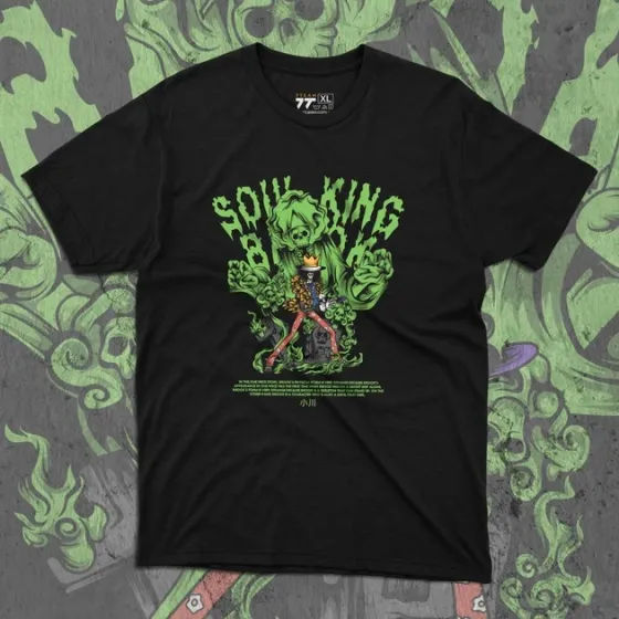 Футболка для подростка мальчика с принтом Ван Пис Brook Размер 160 Anime10227 Днепр