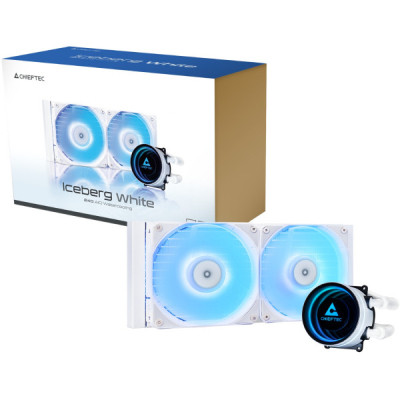 Система жидкостного охлаждения Chieftec Iceberg 240 ARGB WHITE (CLC-240-RGB-W) Винница - изображение 4