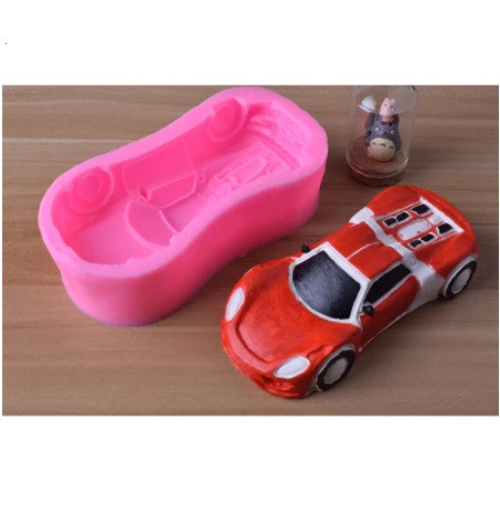 Форма силиконовая Машина 130 на 65 мм розовый Киев - изображение 9