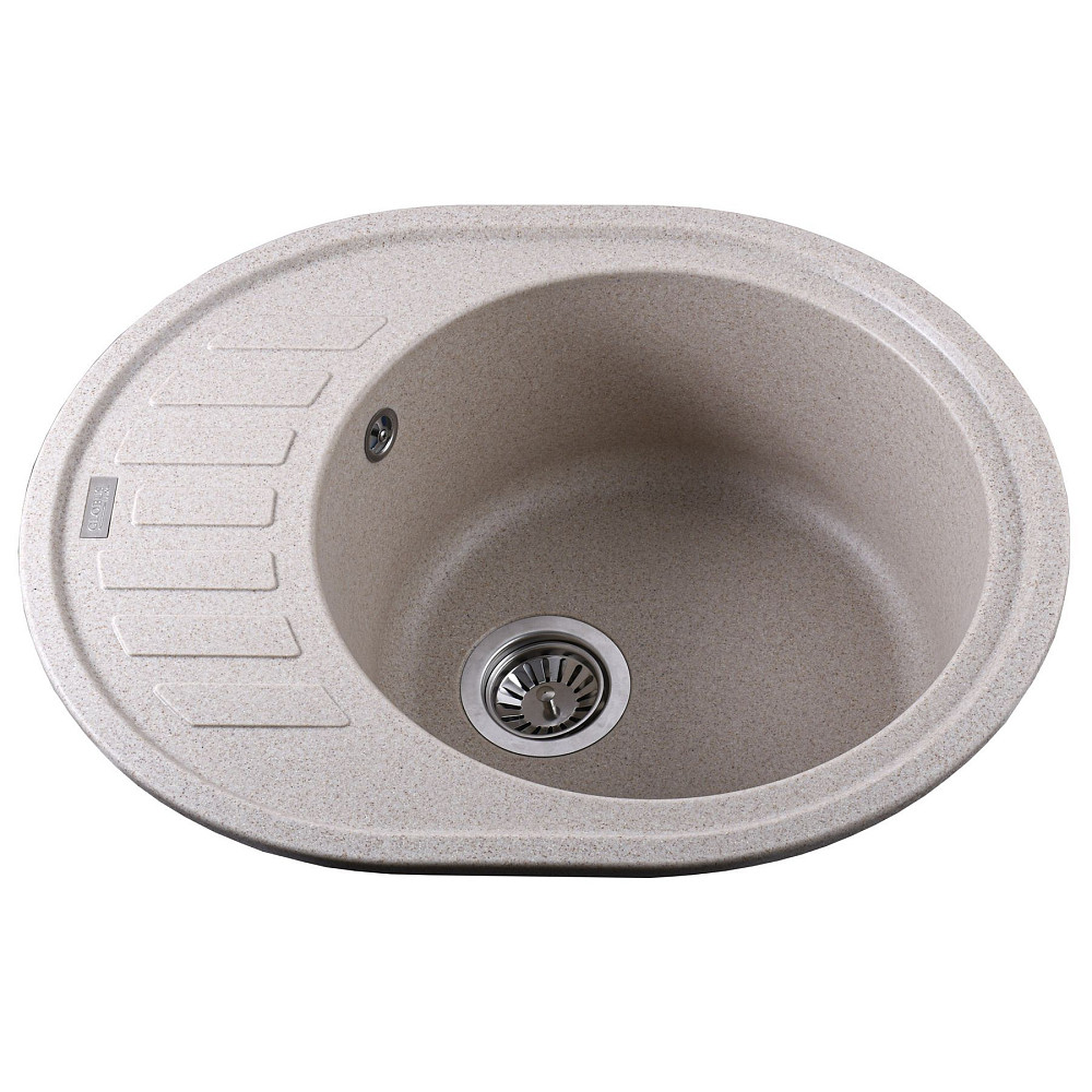 Гранітна мийка Globus Lux ARNO піщаний 620х500мм-А0004 Тернопіль - фото 1