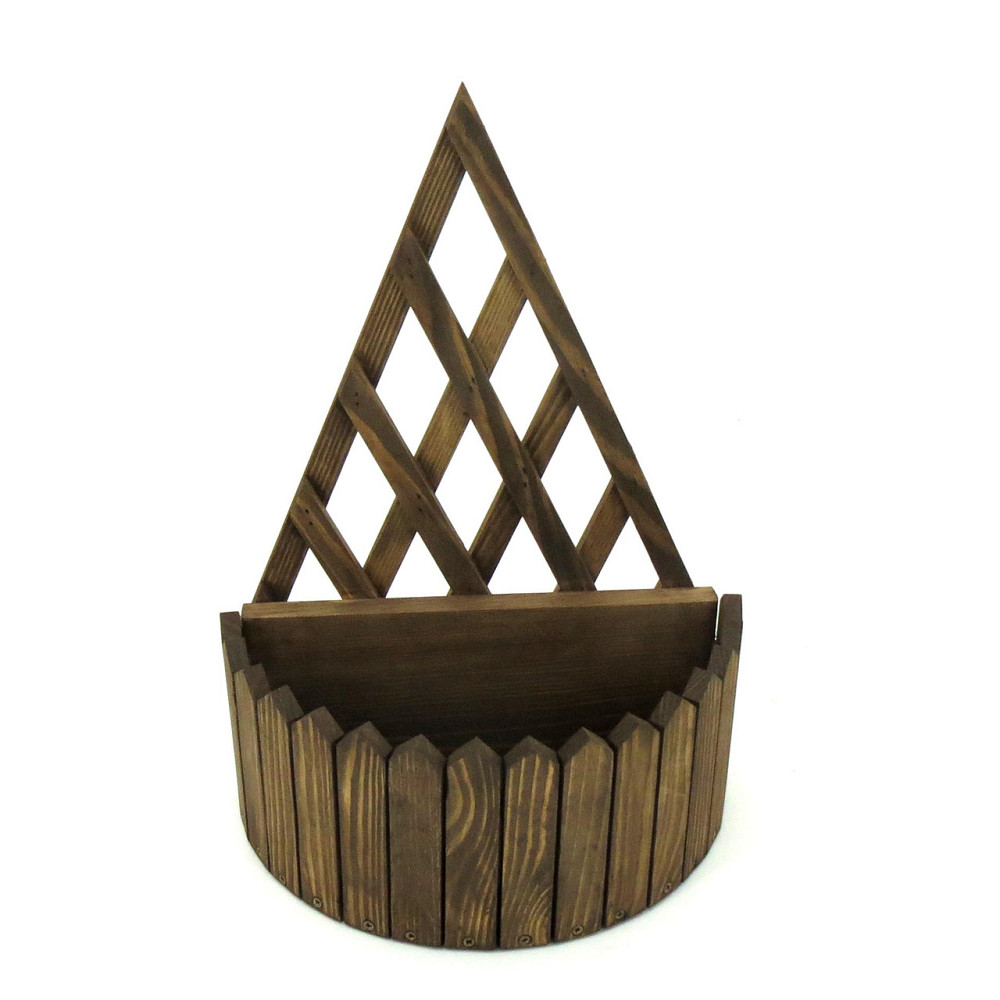 Полиця настінна для квітів "Натал" мокко Миколаїв - фото 2