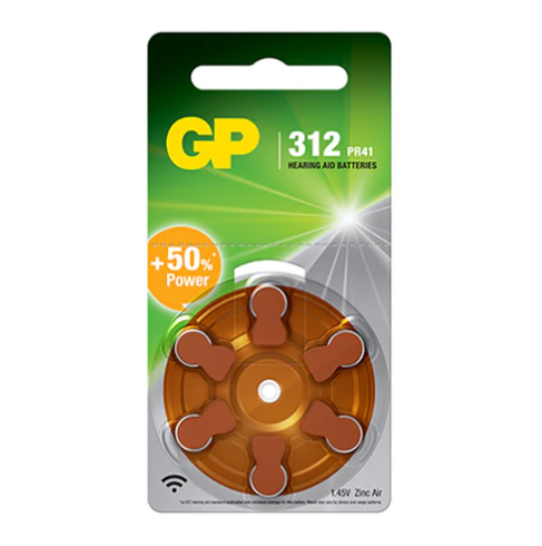 Батарейки для слухового апарату GP ZA312 Рівне - фото 1