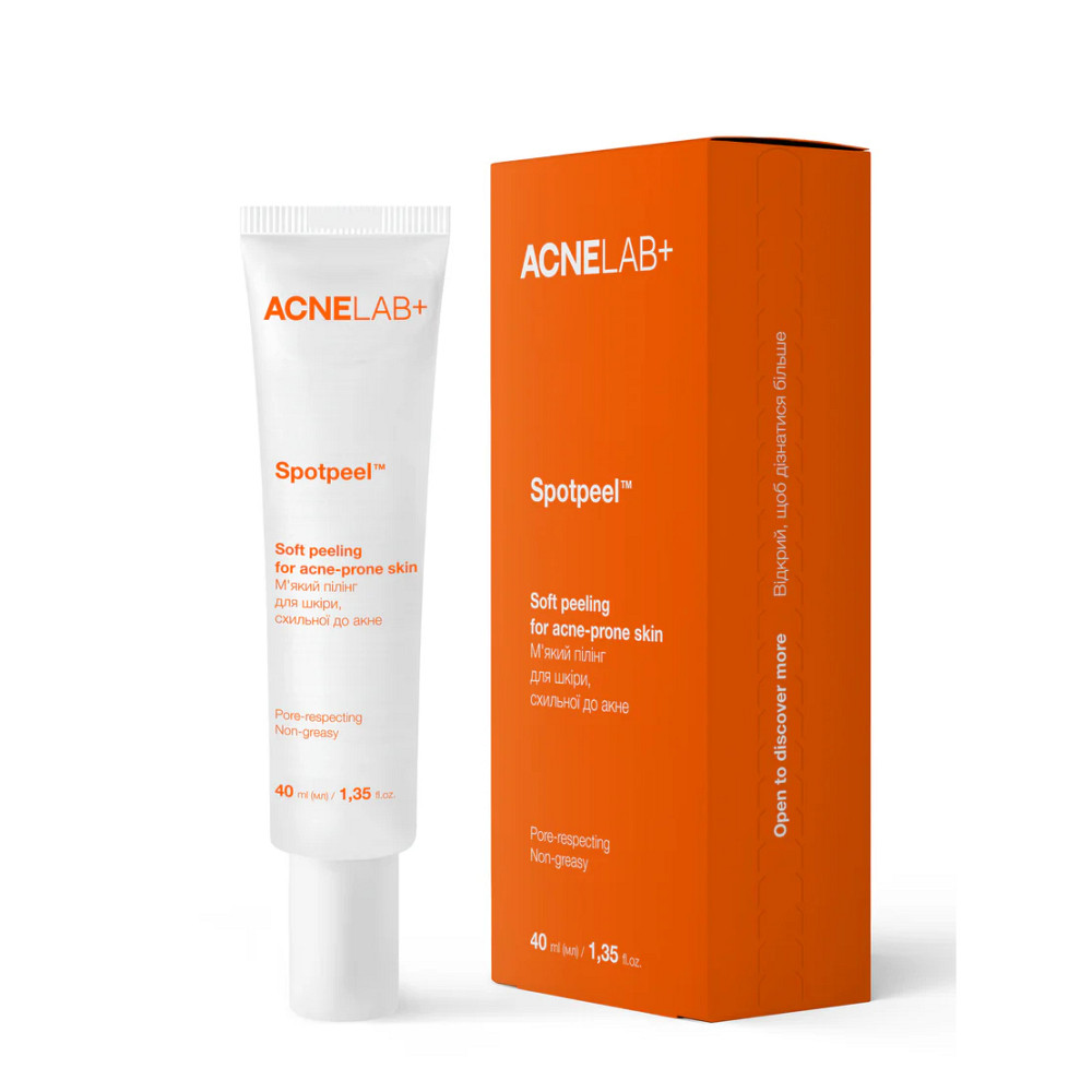 Мягкий пилинг для кожи склонной к акне Spotpeel Soft peeling for acne-prone skin ACNELAB+ 40 мл Киев - изображение 14