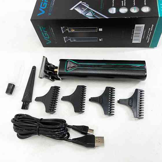 Багатофункціональний тример для стрижки волосся і бороди VGR, Електронна машинка для стрижки LV-56 Київ