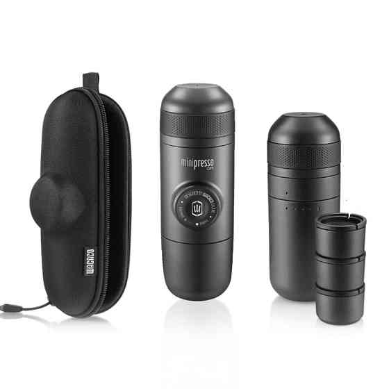 Набір для кави Wacaco Minipresso GR: кавоварка, кошики, резервуар та чохол Киев