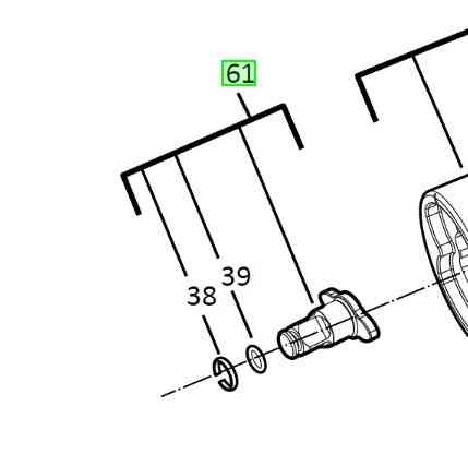 Шпиндель для M12FIWF12 MILWAUKEE Одеса