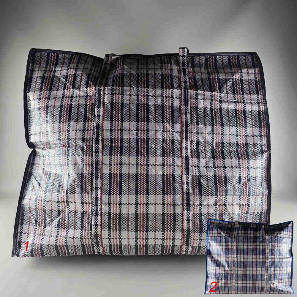 Господарська сумка картата поліпропіленова No-6 (60*70*30) Харків - фото 5