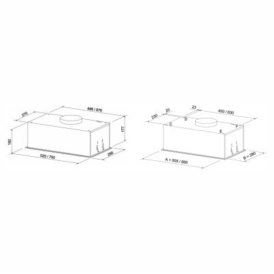 Витяжка кухонна Eleyus GEMINI 700 LED 52 BL Вінниця - фото 7