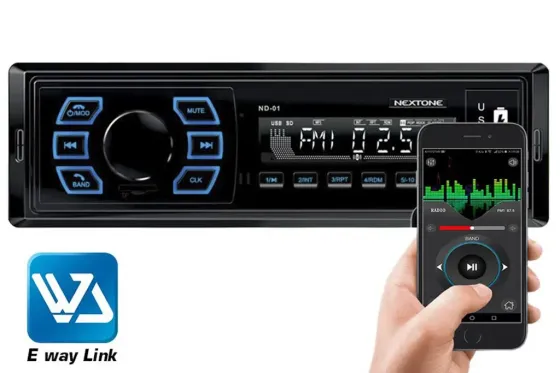 Автомагнітола Nextone ND-01 RGB RGB BT/USB+USB зарядка/MicroSD/ISO/додатковий розєм/PDU/Eway Link Вінниця