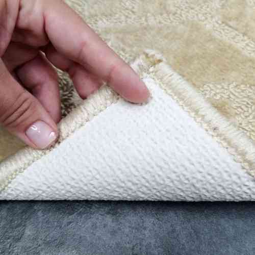 Набір килимків для ванної кімнати 2шт 50*80см+40*50см U-виріз Ромб Smile бежевий поліпропілен Дариана Житомир