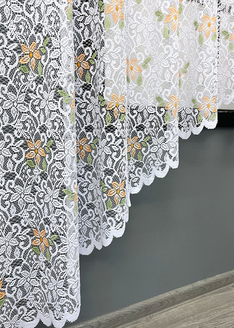 Кухонная арка VR-Textil № 000к жаккард белый 300х195 см (51-256) Киев - изображение 8