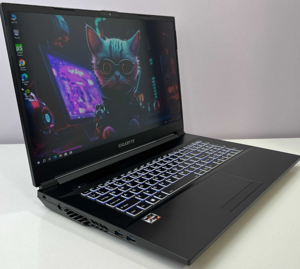 Ноутбук: Gigabyte A7 17.3" Ryzen 7 5800H, RTX 3060 130W ,144Hz, SSD1TB,RAM 16Gb. Київ - фото 4