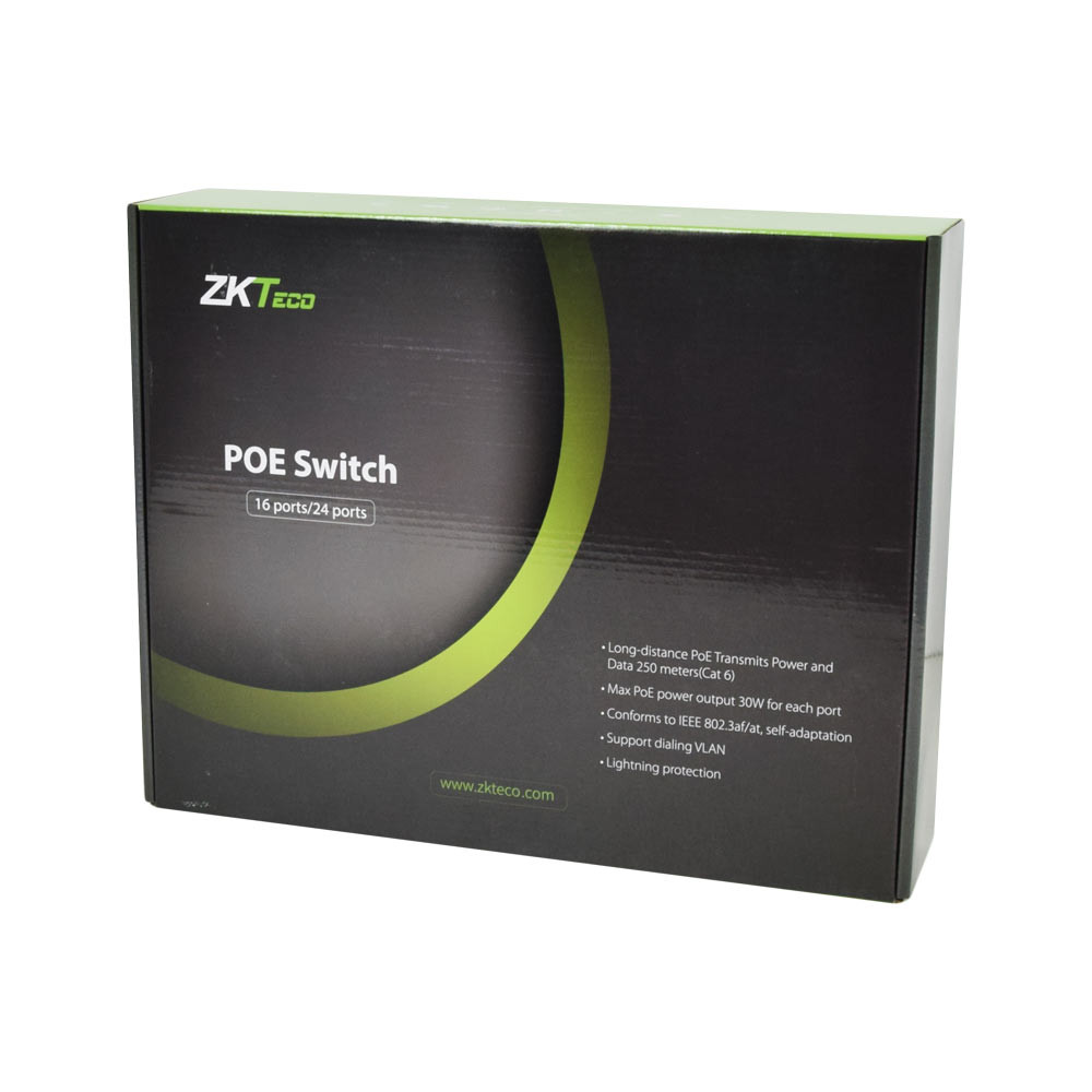 PoE-комутатор ZKTeco ZK-PoE1621N-200W з 16 портами PoE Киев - изображение 5
