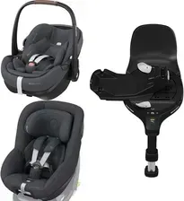 Автокрісло Maxi-Cosi Zestaw PRO  do 4 lat  Pebble 360 Pro 2 Pearl 360 Pro FamilyFix 360 PRO Twillic Graphite Київ