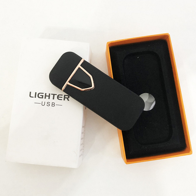 Зажигалка в подарочном футляре, Электроимпульсная usb зажигалка с подзарядкой от usb HV-78 Львов - изображение 8
