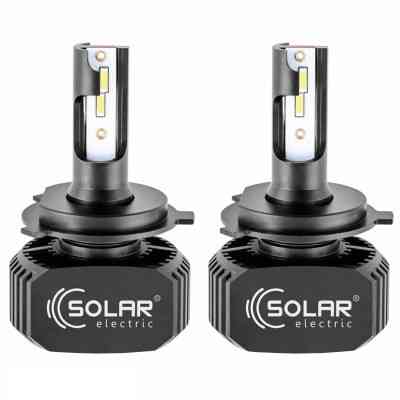 Автолампа SOLAR H4 LED 12/24V 40W 5000Lm 6000K, CSP1860 (8204) Винница