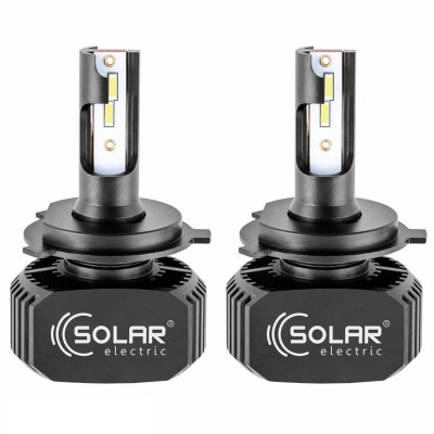 Автолампа SOLAR H4 LED 12/24V 40W 5000Lm 6000K, CSP1860 (8204) Вінниця - фото 1